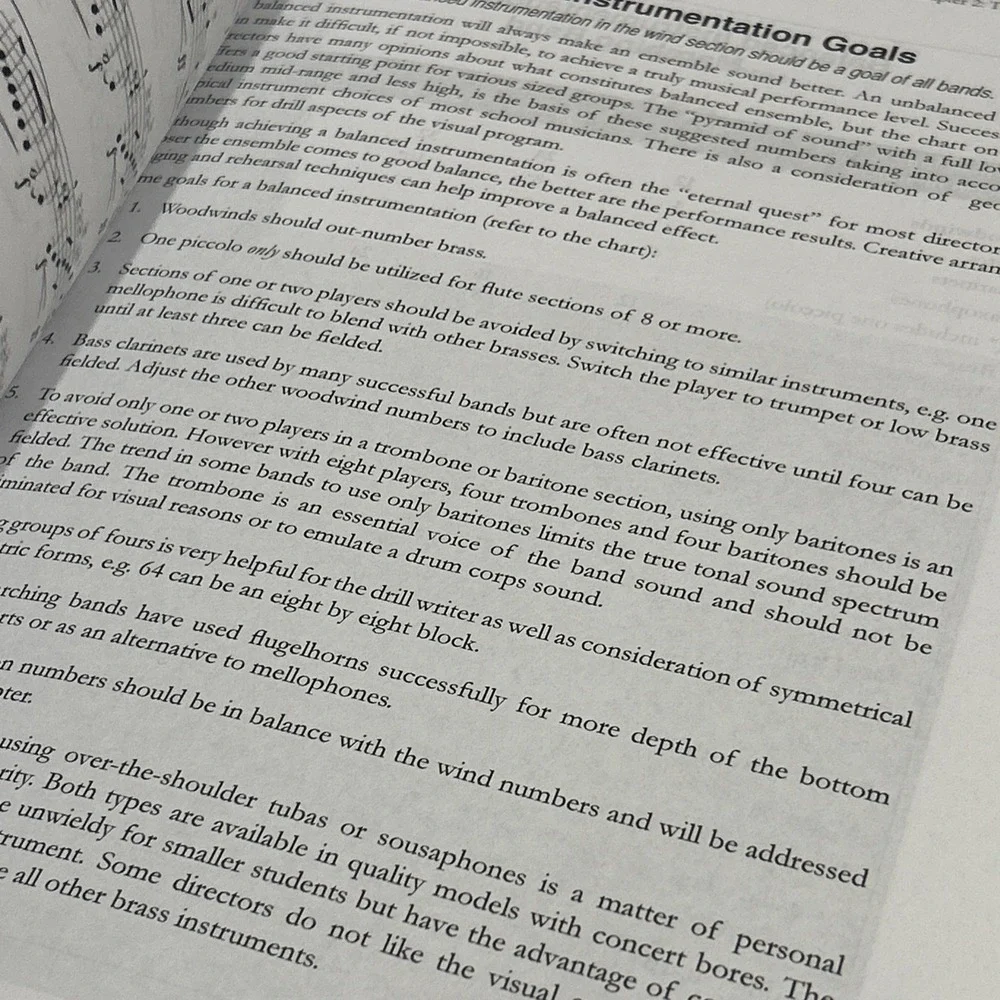 The Dynamic Marching Band by Wayne Markworth Musical‎ Instruction Textbook